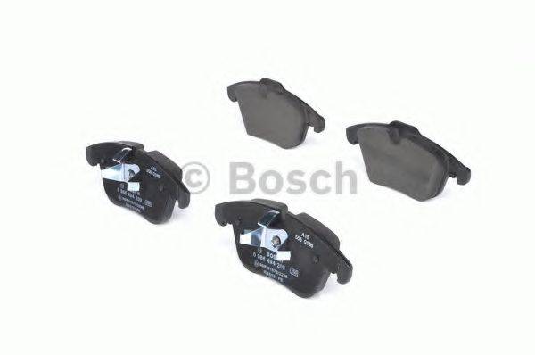 Комплект гальмівних колодок, дискове гальмо BOSCH 0 986 494 209