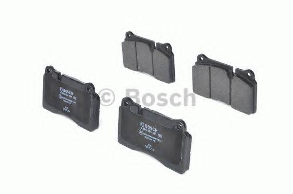 Комплект гальмівних колодок, дискове гальмо BOSCH 0 986 494 351