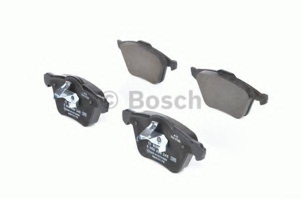 Комплект гальмівних колодок, дискове гальмо BOSCH 0 986 494 245