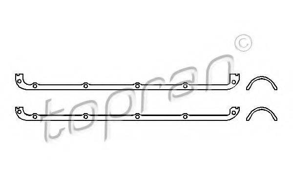 Комплект прокладок, кришка головки циліндра TOPRAN 101 526