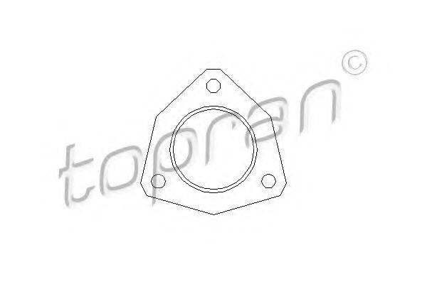 Прокладка, труба вихлопного газу TOPRAN 108 178
