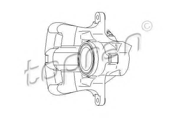 гальмівний супорт TOPRAN 110 287