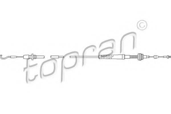 Тросик газу TOPRAN 109 856