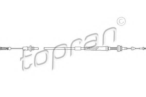 Тросик газу TOPRAN 103 086