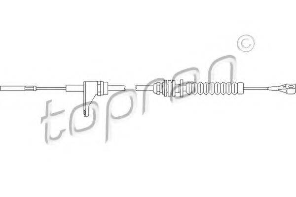 Тросик газу TOPRAN 103 302