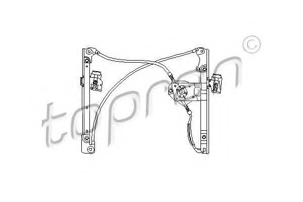 Підйомний пристрій для вікон TOPRAN 103 099