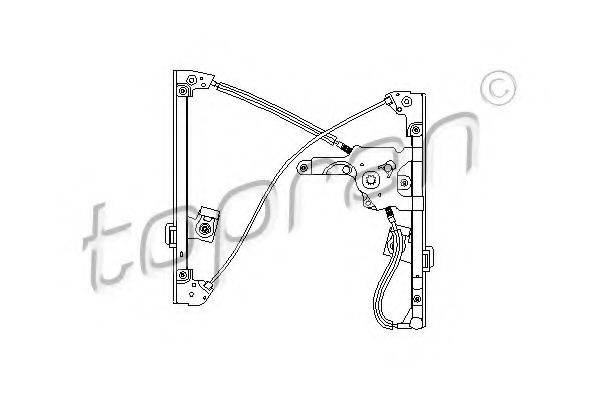 Підйомний пристрій для вікон TOPRAN 111 257