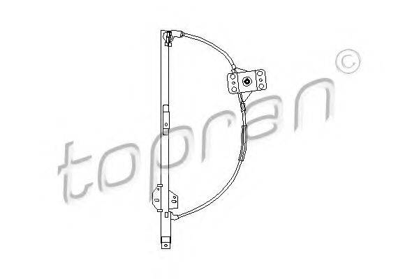Підйомний пристрій для вікон TOPRAN 104 098