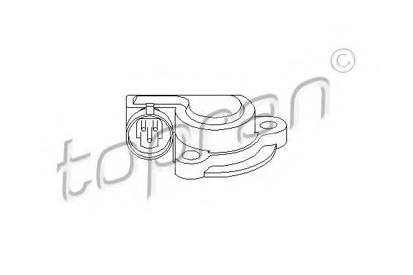 Датчик, положення дросельної заслінки TOPRAN 205 629