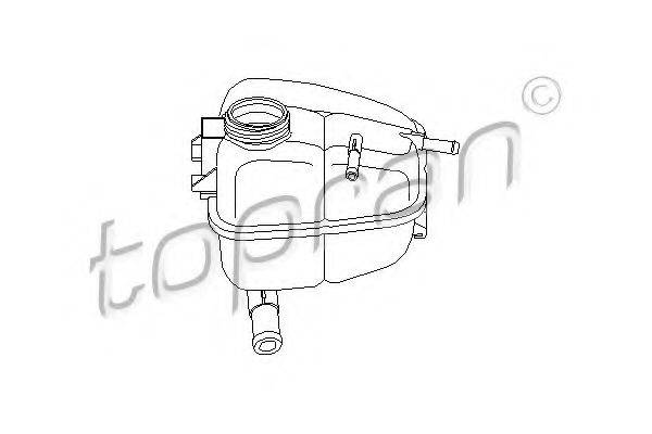 Компенсаційний бак, що охолоджує рідину TOPRAN 205 699