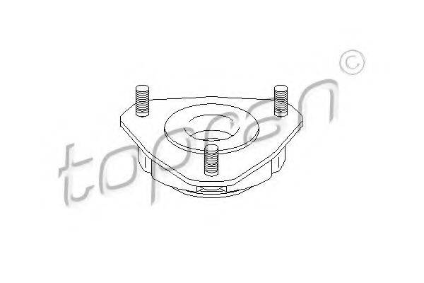 Опора стійки амортизатора TOPRAN 301 822