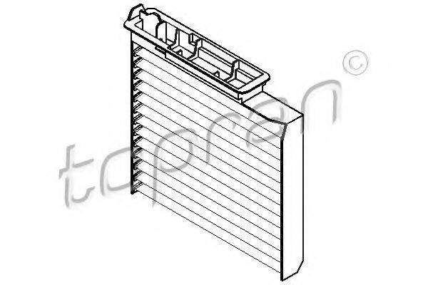 Фільтр, повітря у внутрішньому просторі TOPRAN 700 462