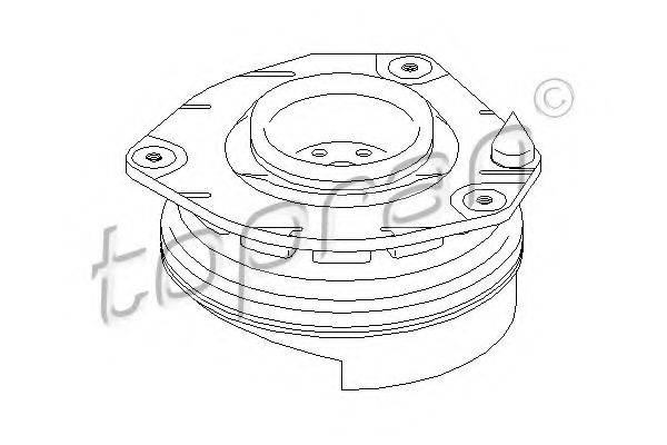 Опора стійки амортизатора TOPRAN 700 364