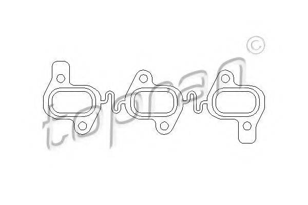 Прокладка, випускний колектор TOPRAN 112 985