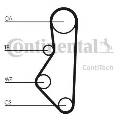 Ремінь ГРМ CONTITECH CT586