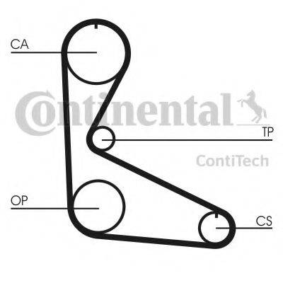 Ремінь ГРМ CONTITECH CT626