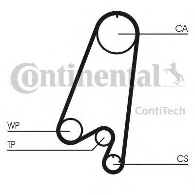 Ремінь ГРМ CONTITECH CT910