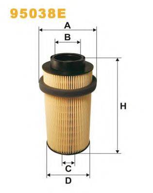 Паливний фільтр WIX FILTERS 95038E