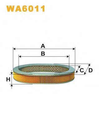 Повітряний фільтр WIX FILTERS WA6011