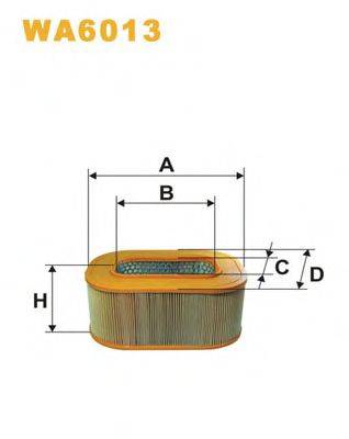 Повітряний фільтр WIX FILTERS WA6013