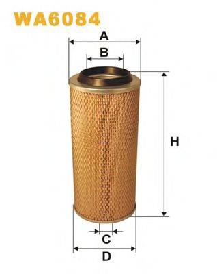 Повітряний фільтр WIX FILTERS WA6084