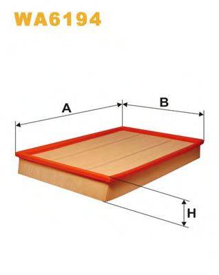 Повітряний фільтр WIX FILTERS WA6194