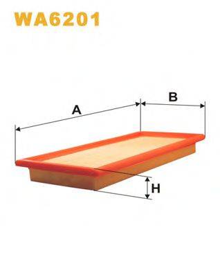 Повітряний фільтр WIX FILTERS WA6201