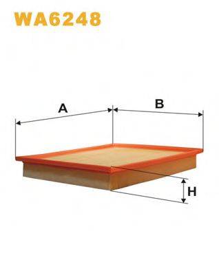 Повітряний фільтр WIX FILTERS WA6248