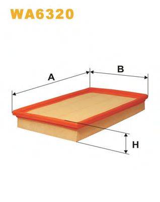 Повітряний фільтр WIX FILTERS WA6320