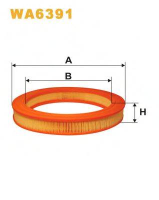 Повітряний фільтр WIX FILTERS WA6391