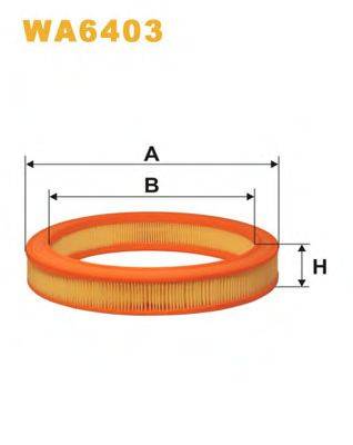 Повітряний фільтр WIX FILTERS WA6403