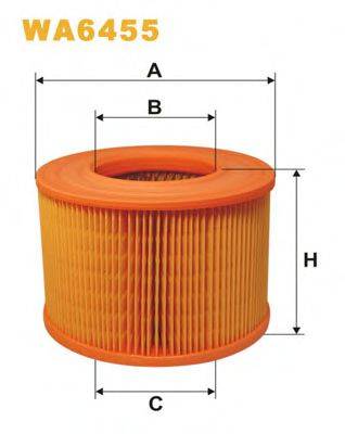 Повітряний фільтр WIX FILTERS WA6455