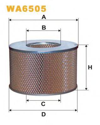 Повітряний фільтр WIX FILTERS WA6505