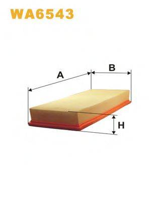 Повітряний фільтр WIX FILTERS WA6543