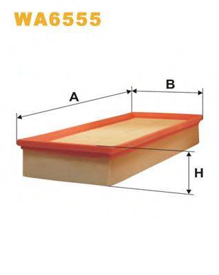 Повітряний фільтр WIX FILTERS WA6555