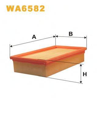 Повітряний фільтр WIX FILTERS WA6582