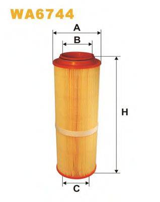 Повітряний фільтр WIX FILTERS WA6744