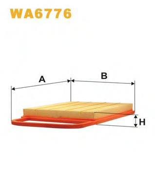 Повітряний фільтр WIX FILTERS WA6776