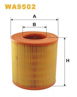 Повітряний фільтр WIX FILTERS WA9502