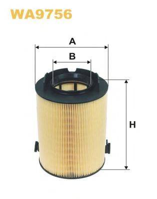 Повітряний фільтр WIX FILTERS WA9756