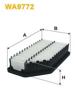 Повітряний фільтр WIX FILTERS WA9772