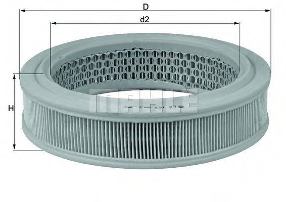 Повітряний фільтр KNECHT LX 157