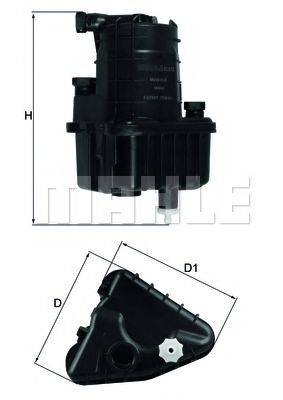 Паливний фільтр KNECHT KL 832D