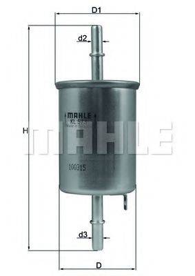 Паливний фільтр KNECHT KL 573