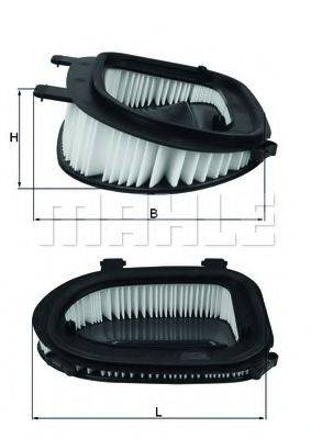 Повітряний фільтр KNECHT LX 3541