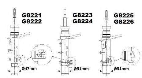 Амортизатор MONROE G8221