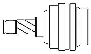 Шарнірний комплект, приводний вал GSP 644004
