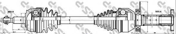 Приводний вал GSP 261140