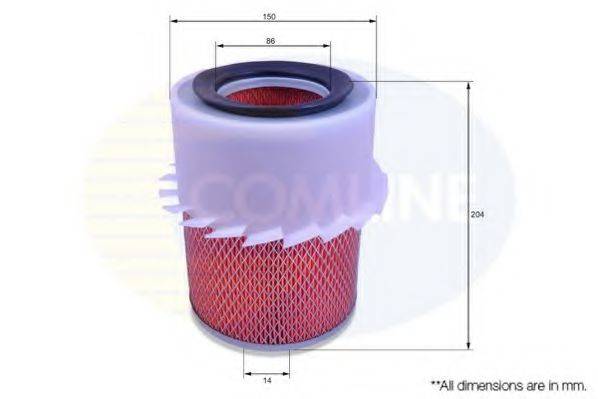 Повітряний фільтр COMLINE CMB12399