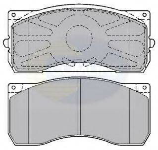Комплект гальмівних колодок, дискове гальмо COMLINE CBP9075K